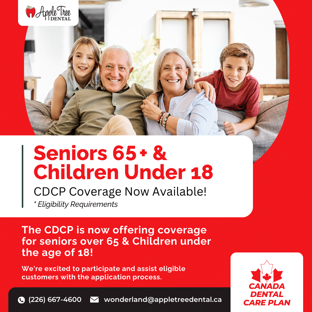 Canada Dental Care Plan
for Senior 65+ & Children Below 18