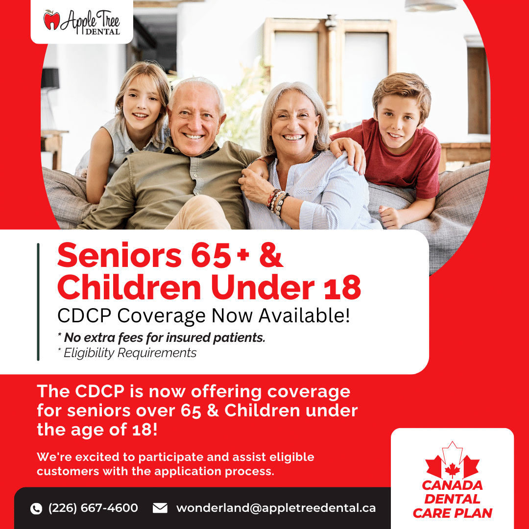 Canada Dental Care Plan
for Senior 65+ & Children Below 18