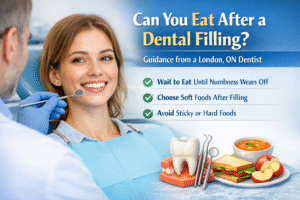Can you eat after a filling