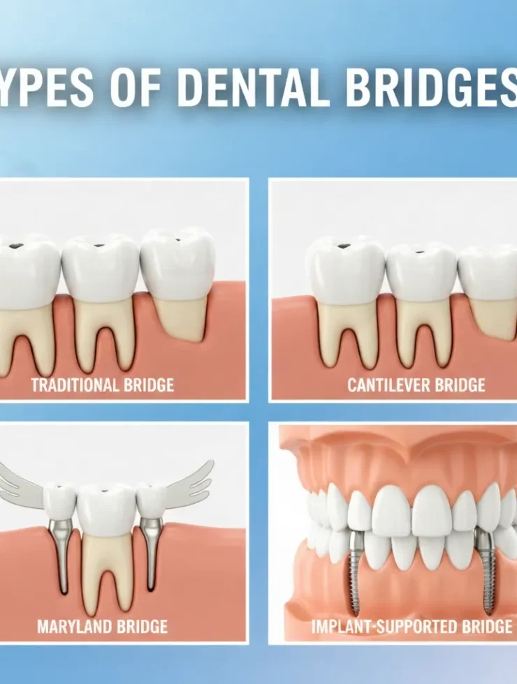 Types of Dental Bridges and Which One Is Right for You