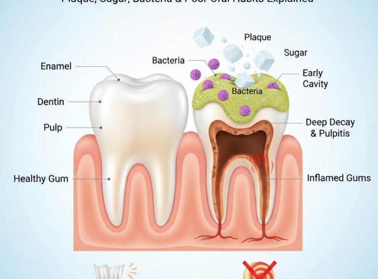 What Causes Dental Decay Plaque, Sugar, Bacteria & Poor Oral Habits Explained