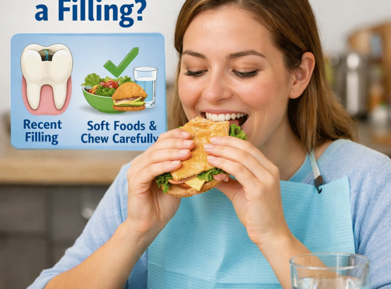 Can you eat after a filling