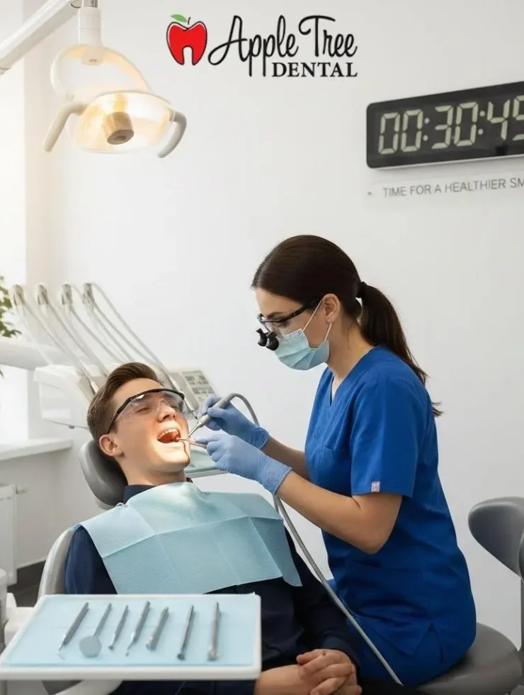how long does it take for a dental cleaning