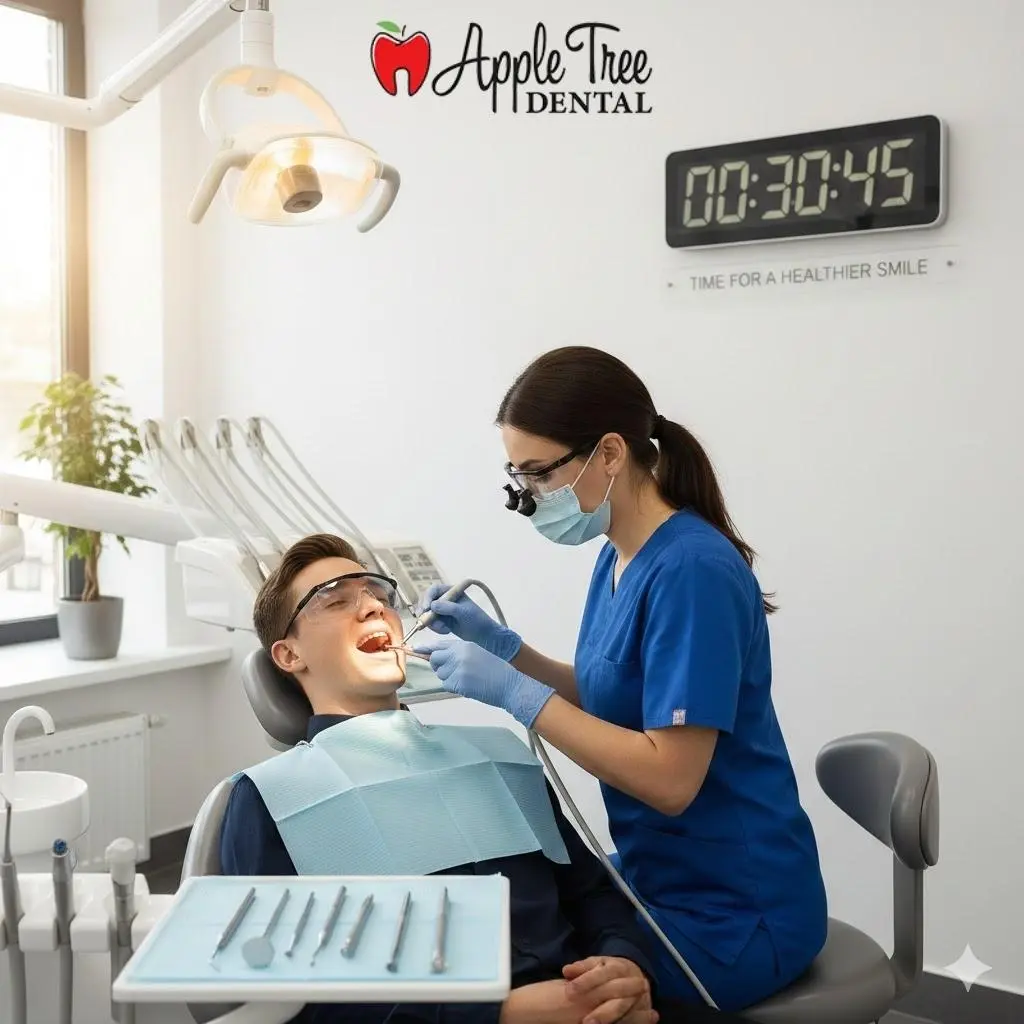 how long does it take for a dental cleaning