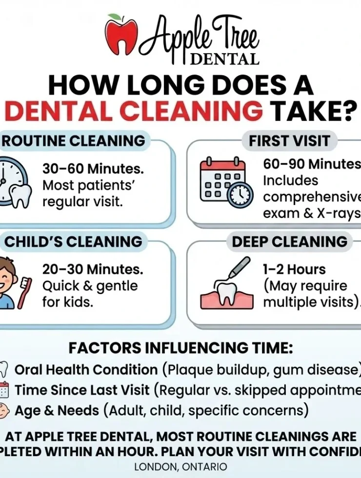Dentist performing professional teeth cleaning