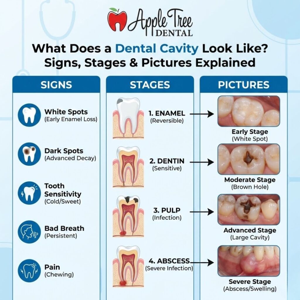 What Is a Dental Cavity? Causes, Signs, Stages, Prevention & Filling ...