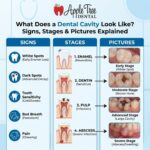 what does a dental cavity look like