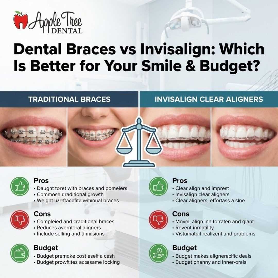 Dental Braces vs Invisalign