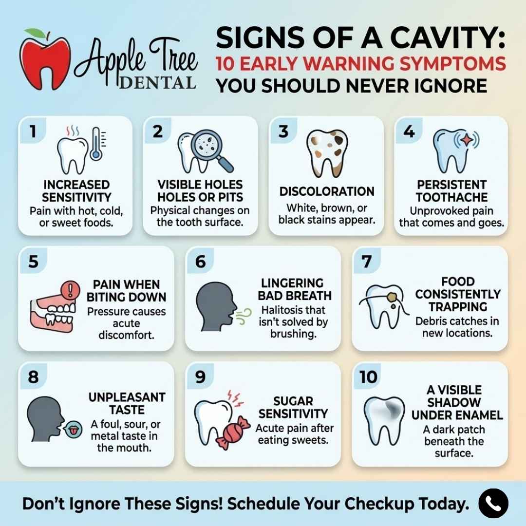 signs of a cavity