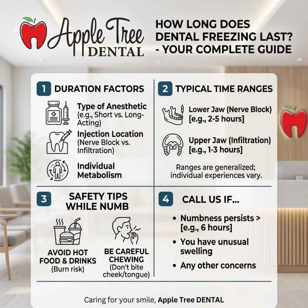 How Long Does Dental Freezing Last