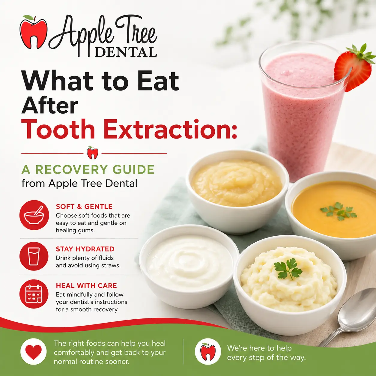 what to eat after tooth extraction