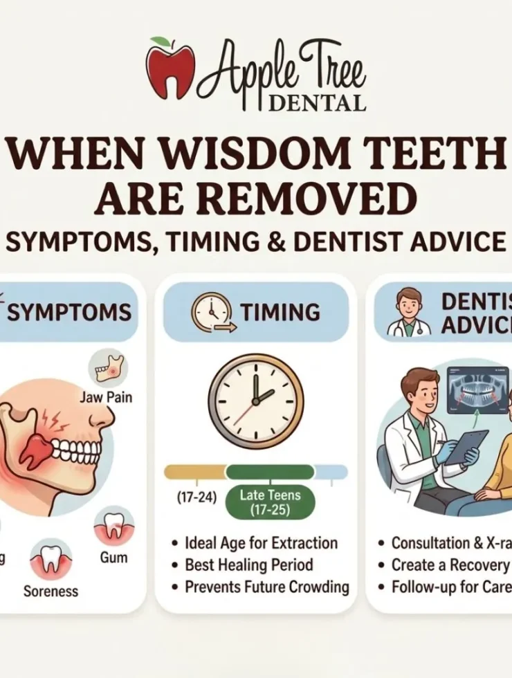 wisdom teeth are removed