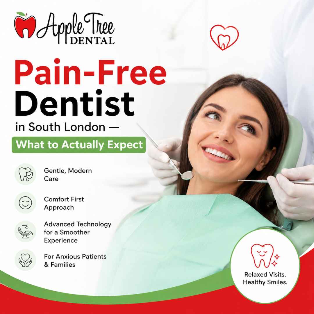 pain-free dentist south london_